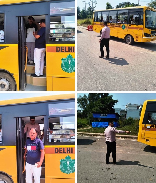 'J&K: ARTO acts on violations by School Buses: Challans 10 school buses of DPS'